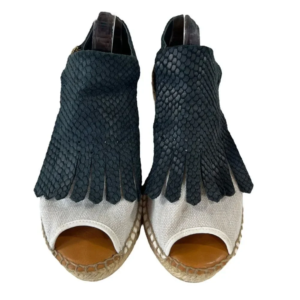 Anthropologie Naguisa Espadrille Wedge Sandals